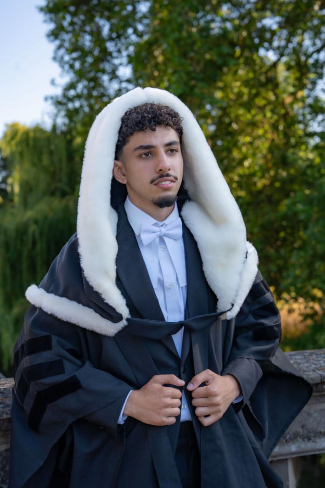 The little Moroccan boy, now a Cambridge graduate